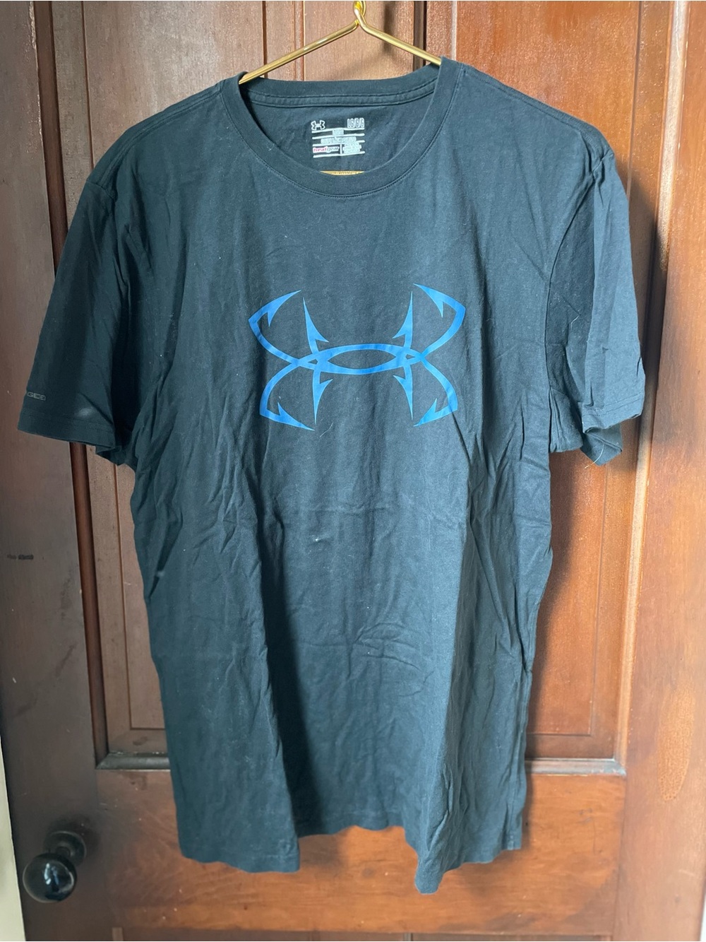 Under Armour men's large loose short sleeve black shirt